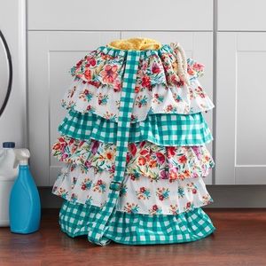 Pioneer Woman Petal Party Ruffled Laundry Bag Rope